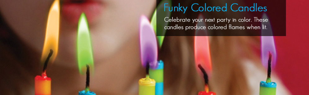  Funky Colored Candles